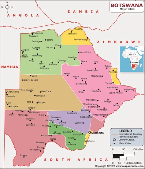botswana capital city|major cities in botswana.